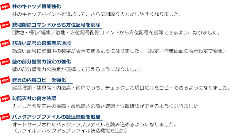 平面図のその他の追加機能